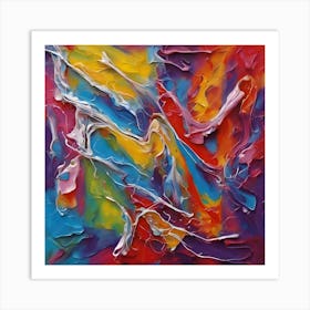 Abstract Painting 3 Art Print