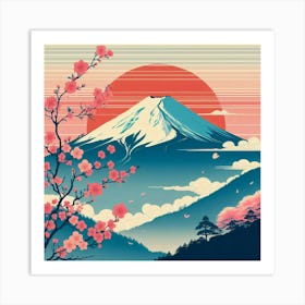 Mt Fuji Art Print