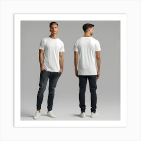 T-Shirt Mockup 1 Art Print