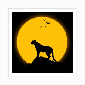 Phantom In Moonlight Art Print