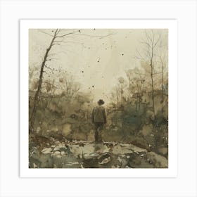 'The Man In The Woods' 1 Art Print