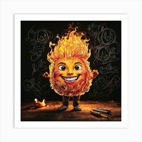 Fireball 3 Art Print