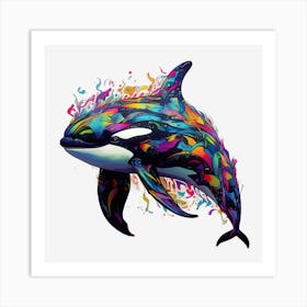 Orca Whale 4 Art Print