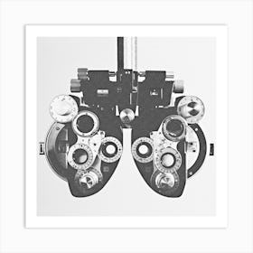 Phoropter, Eyes, Optometrist, Optometry  Art Print