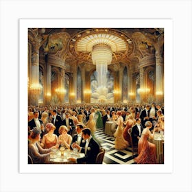 Gala Dinner Art Print