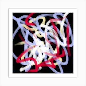 Abstract Light Painting Art Print