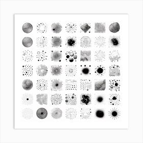 Abstract Circles 1 Art Print