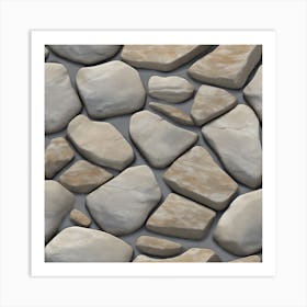 Realistic Stone Flat Surface For Background Use (7) Art Print