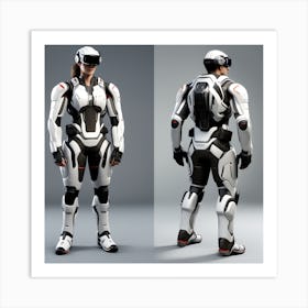 Futuristic Suit 41 Art Print