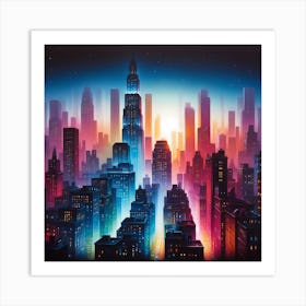 Cityscape 10 Art Print