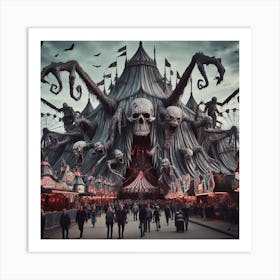 Halloween Carnival Art Print