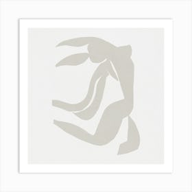 Gray Rabbit In Flight - - MATISSE Art Print