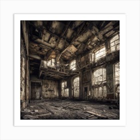 Abandoned Building Art Print