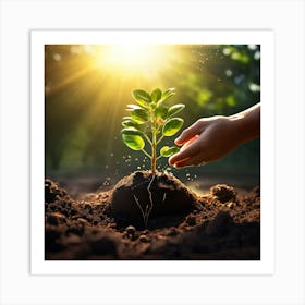 A Small Seed That Grows Into A Large Tree Bearing Fruits 1 Art Print