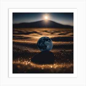 Earth In The Sand Art Print