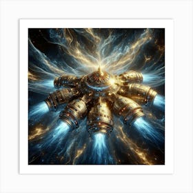 Spaceship 6 Art Print