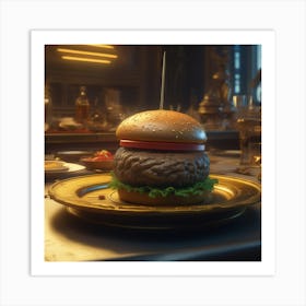 Burger 55 Art Print