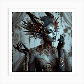 Demon Woman 1 Art Print