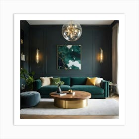 Modern Living Room 106 Art Print