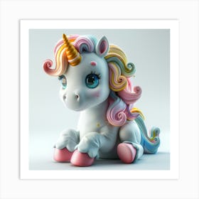 Rainbows Unicorn Art Print