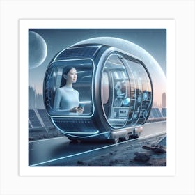 Futuristic Car 11 Art Print