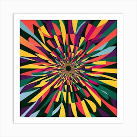 Psychedelic Spiral Art Print