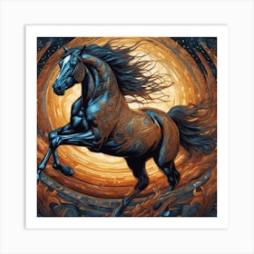 Horse Of The Sun Art Print