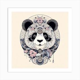 PANDA MUM Art Print