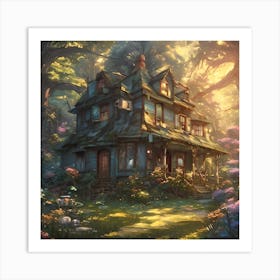 Fairytale House 1 Art Print