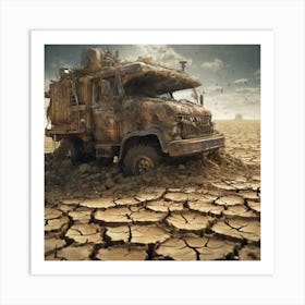 Desert Truck 4 Art Print