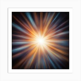 Abstract Starburst 4 Art Print