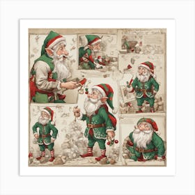 Santa Claus 2 Art Print