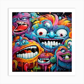 Monsters 2 Art Print