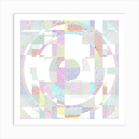 Geometric Etchings - #1 Art Print