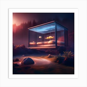 Cabin In The Woods Art Print