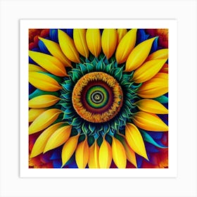 Sunflower 8 Art Print