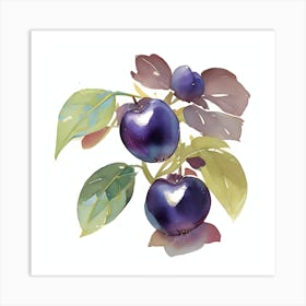 Prune Art Print