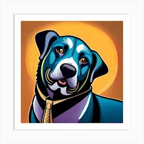 Dog Portrait Art Print