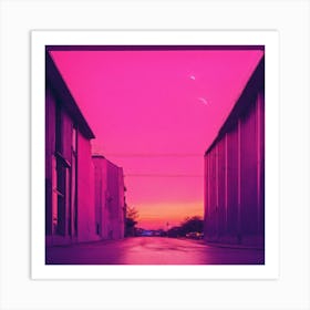 Pink Sky Art Print