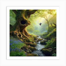 Tree In The Forest 7 Art Print