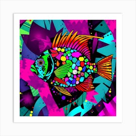 Abstract Fish 6 Art Print