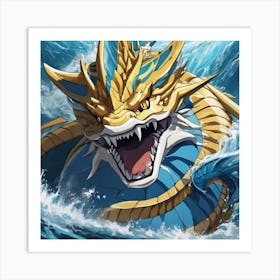 Dragon Of The Ocean Art Print