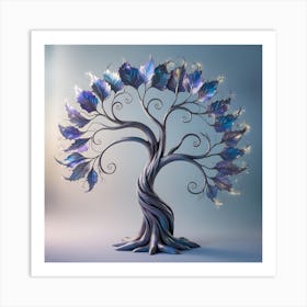 Leonardo Phoenix A Whimsical Intricately Detailed Tree With A 1 Art Print