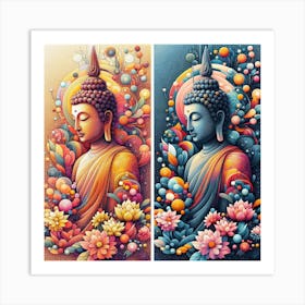 Buddha Painting 1 Art Print