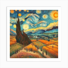 Starry Night Art Print