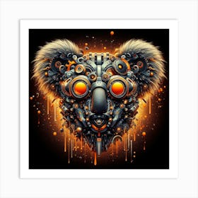 Robot Koala 4 Art Print