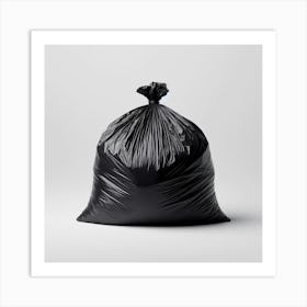 Black Garbage Bag 2 Art Print