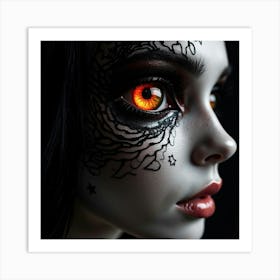 Gothic Girl Art Print