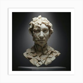 Sculpture Of A Man 1 Art Print