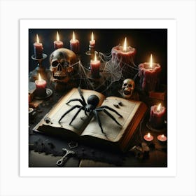 Spooky Book 1 Art Print